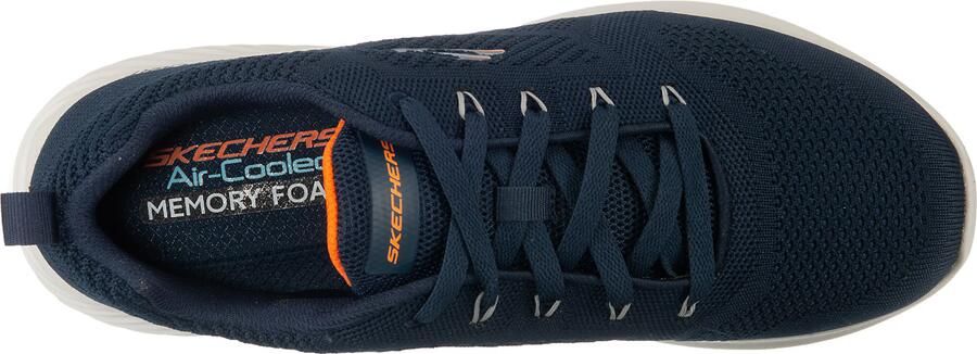 SKECHERS Sneakers laag 'Bounder' donkerblauw grijs oranje - Foto 7