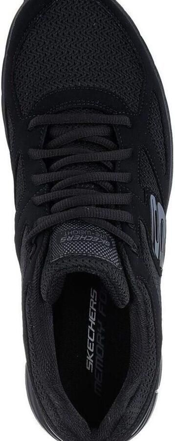 Skechers Burns-Agoura heren sneakers zwart Extra comfort Memory Foam - Foto 3