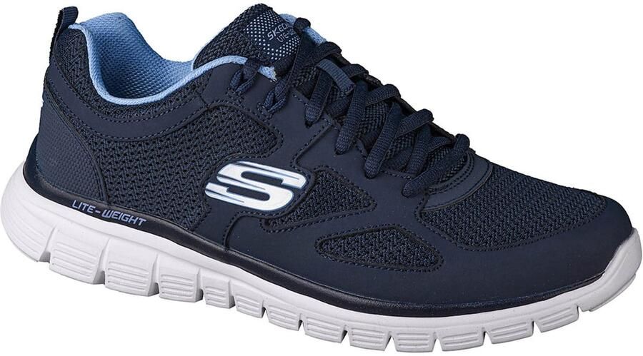 Skechers Burns Agoura 52635-NVY Mannen Marineblauw Sneakers Sportschoenen - Foto 4