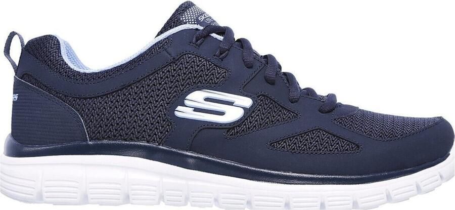 Skechers Burns Agoura 52635-NVY Mannen Marineblauw Sneakers Sportschoenen - Foto 6