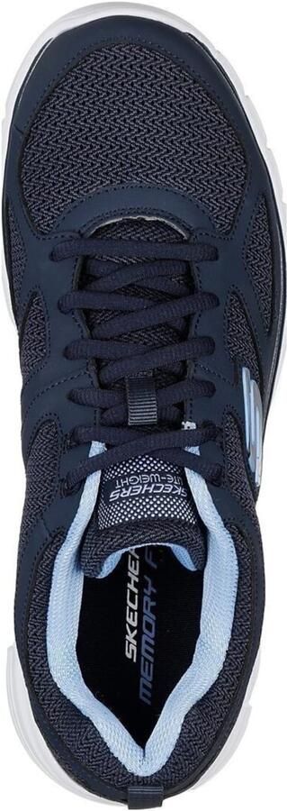 Skechers Burns Agoura 52635-NVY Mannen Marineblauw Sneakers Sportschoenen - Foto 9