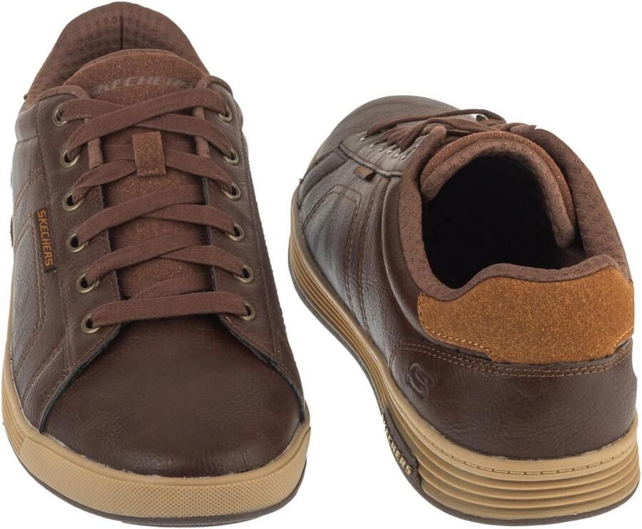 SKECHERS Sneakers laag 'Cavell Hensley' donkerbruin - Foto 6