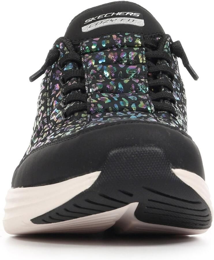 SKECHERS Sneakers laag 'CONTOUR FOAM-RADIANT GLOW' groen lila zwart - Foto 4