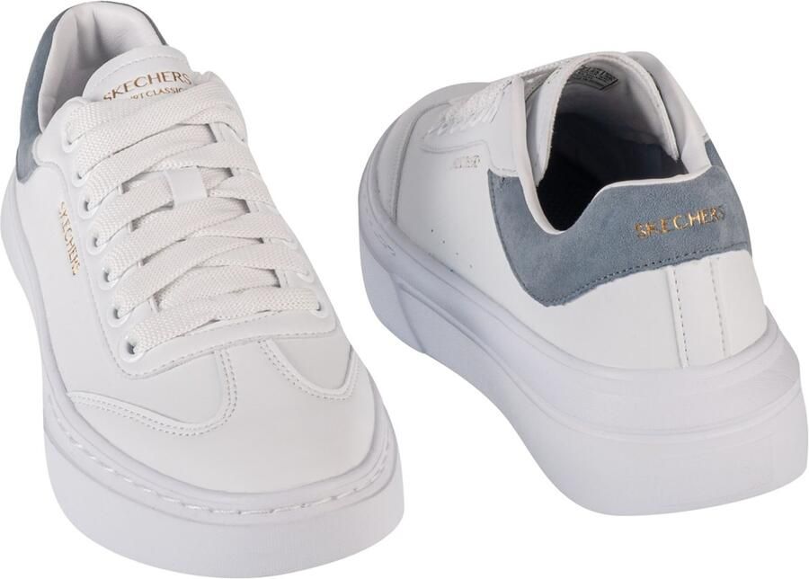 Skechers Cordova Classi ?? Best Behavior 185060-WBL Vrouwen Wit Sneakers - Foto 3