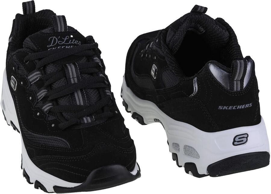Skechers Sportieve leren sneakers voor actieve vrouwen Black Dames - Foto 6