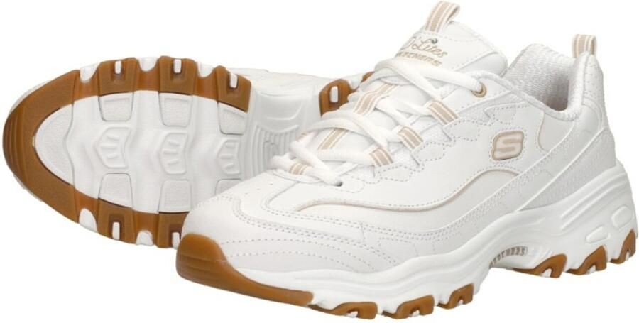 Skechers D'LITES GOOD NEUTRAL 149807-WHT Female White Comfortable Shoes Female 149807-WHT White - Foto 13