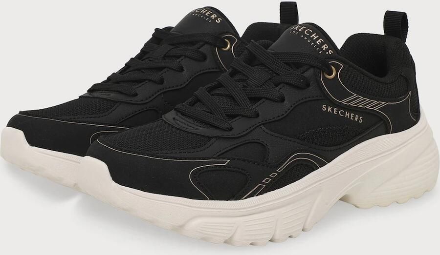 Skechers E Clypse Lite Lunar Walks dames sneakers zwart Extra comfort Memory Foam - Foto 3