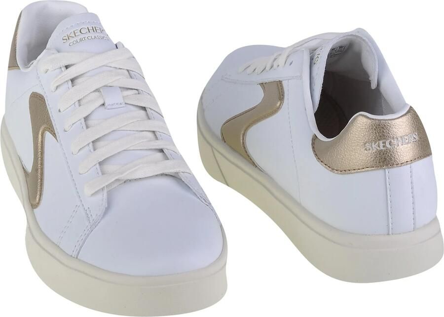 Skechers Sneaker Eden Lx-Beaming Glory 185016 WTGD Wit Goud Machine Washable - Foto 7
