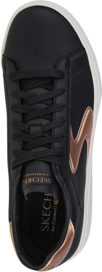 Skechers Eden LX-Beaming Glory 185016-BKRG Vrouwen Zwart Sneakers - Foto 4