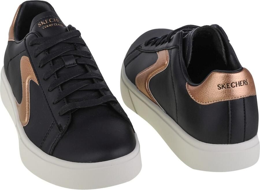 Skechers Eden LX-Beaming Glory 185016-BKRG Vrouwen Zwart Sneakers - Foto 3