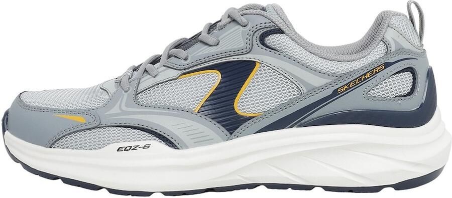 SKECHERS Sneakers laag 'EQUALIZER 6.0 SWANZER' navy duifblauw geel lichtgrijs