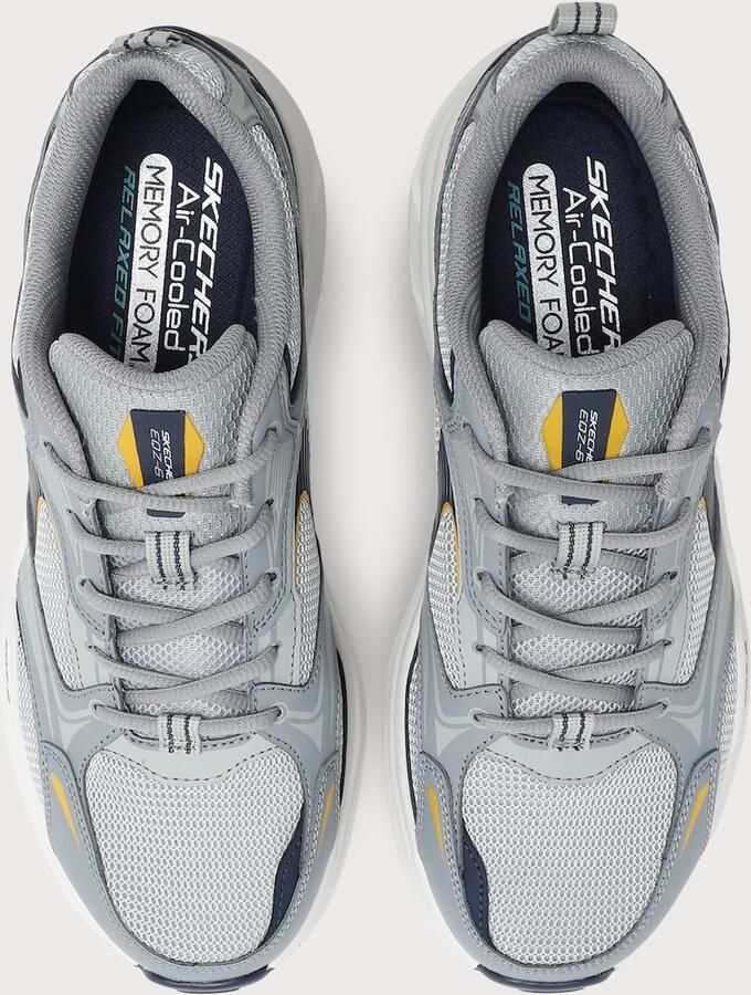 SKECHERS Sneakers laag 'EQUALIZER 6.0 SWANZER' navy duifblauw geel lichtgrijs - Foto 3