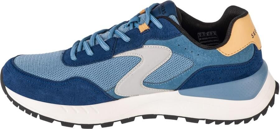 Skechers Fury Lace Low 183265-NVBL Mannen Blauw Sneakers - Foto 5