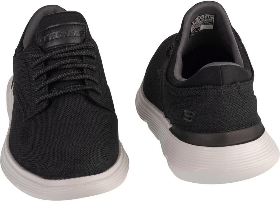 Skechers Garza Reardon 204907-BLK Mannen Zwart Sneakers - Foto 3