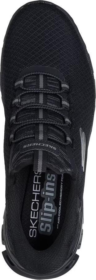 Skechers Slip-ins Glide Step Noxus zwarte pantoffels - Foto 5