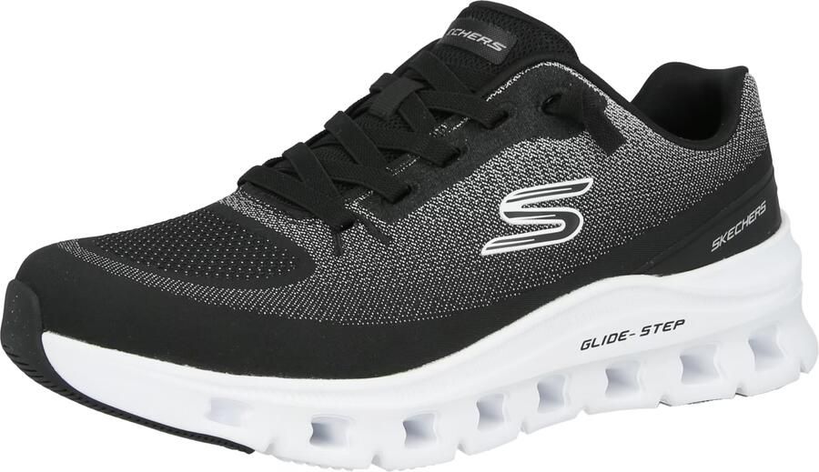 Skechers Heren Glide Step Pro Waverra Slip Ins Sneakers Black White - Foto 2