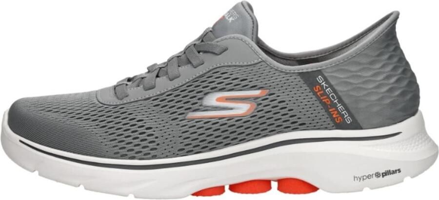 Skechers Slip-ins Go Walk 7 Free Hand 2 Heren Instappers Grijs