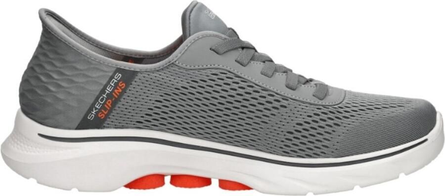 Skechers Slip-ins Go Walk 7 Free Hand 2 Heren Instappers Grijs - Foto 6