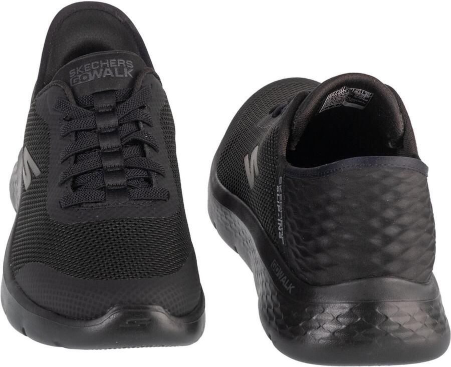 Skechers Slip-ins Go Walk Flex Hands Up Heren Instappers Zwart - Foto 13