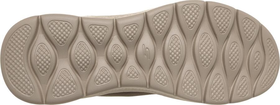 SKECHERS Sneakers laag 'GO WALK FLEX MASTER' chocoladebruin taupe pastelgroen - Foto 4