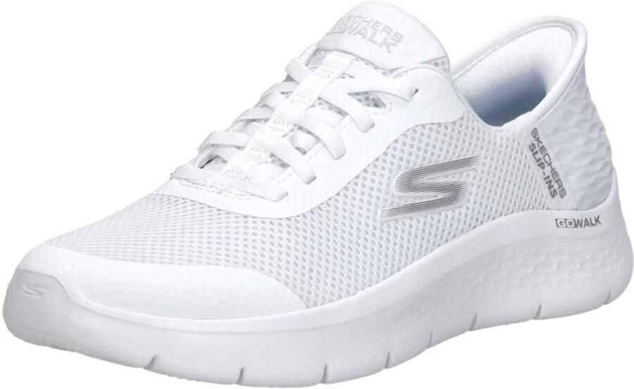 SKECHERS Sneakers laag 'Slipper Damen 124836 WHT Textil in weiß' wit - Foto 2