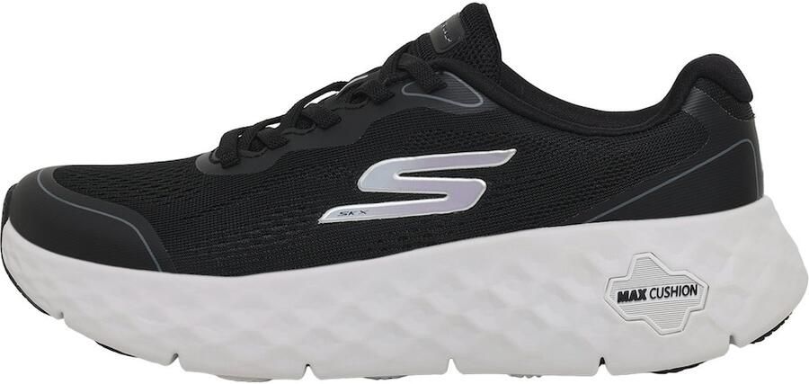 SKECHERS Sneakers laag 'GO WALK MAX CUSHIONING FLEX' zilvergrijs zwart