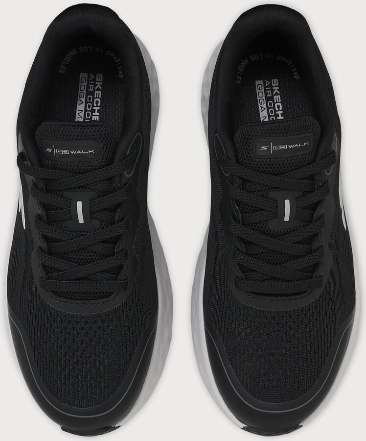 SKECHERS Sneakers laag 'GO WALK MAX CUSHIONING FLEX' zilvergrijs zwart - Foto 2