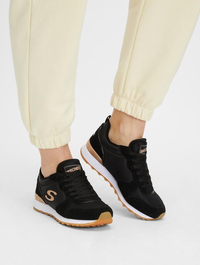 Skechers Sneakers GoldN Gurl Vrijetijdsschoen halfschoen veterschoen met air-cooled memory foam - Foto 18