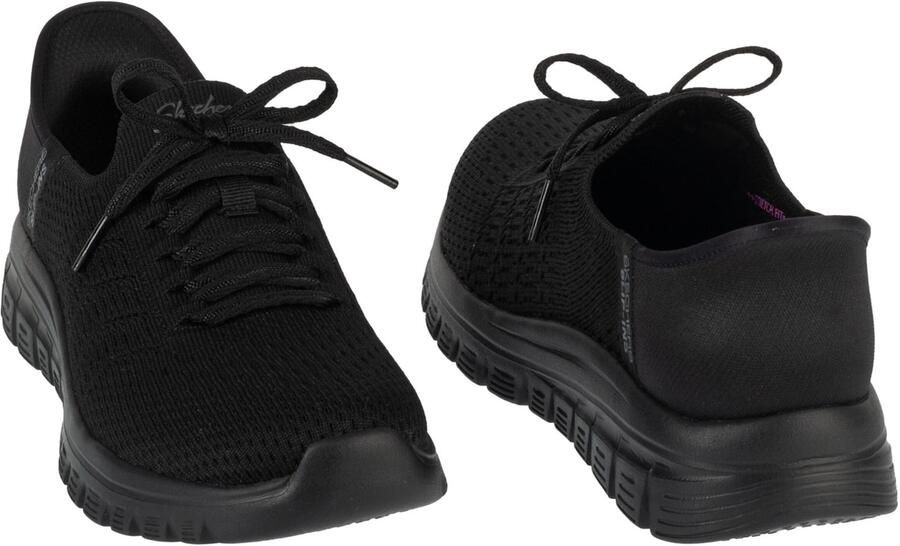 Skechers Graceful First Blush Vrouwen Zwart Sneakers - Foto 3