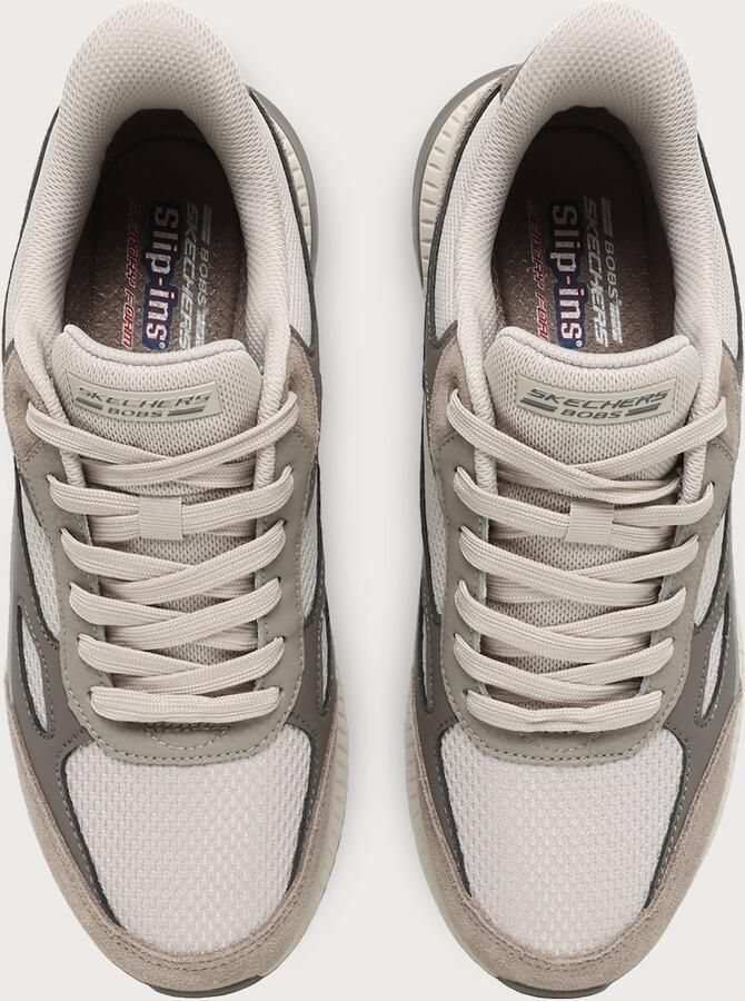 Skechers Slip-ins: BOBS Squad 4 heren sneakers beige Extra comfort Memory Foam - Foto 5