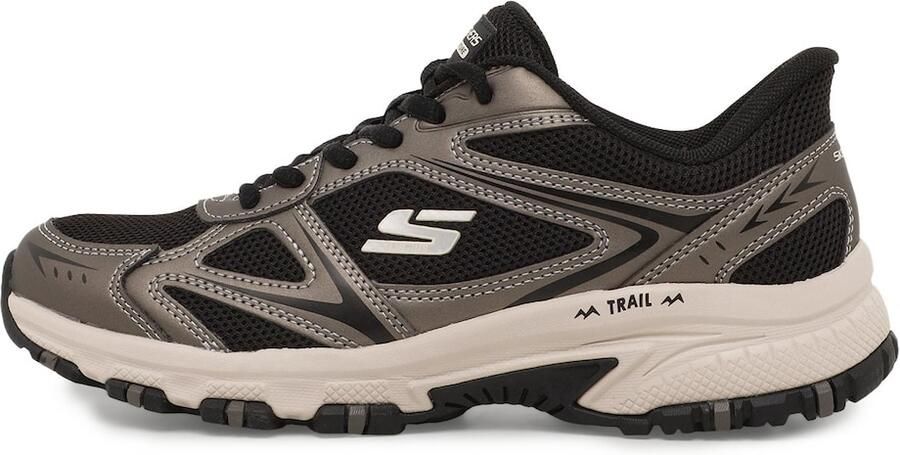 SKECHERS Sneakers laag 'HILLCREST-HAMPTON' brons zwart wit