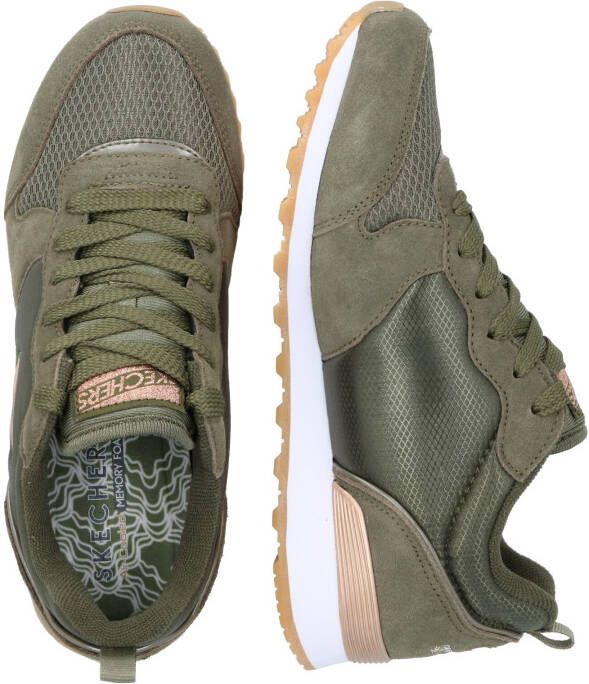 Skechers Sneakers GoldN Gurl Vrijetijdsschoen halfschoen veterschoen met air-cooled memory foam - Foto 14