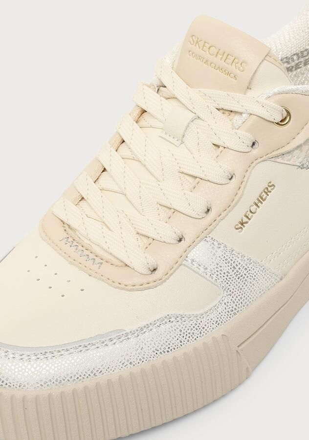 SKECHERS Sneakers laag 'JADE' zilver offwhite natuurwit - Foto 6