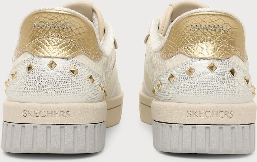 SKECHERS Sneakers laag 'JADE' zilver offwhite natuurwit - Foto 3