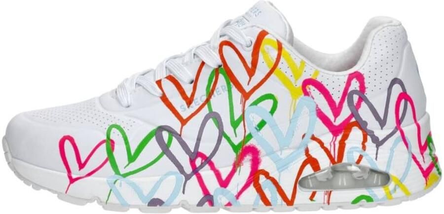 SKECHERS Sneakers laag 'Uno-Highlight Love' geel donkeroranje pink wit - Foto 13