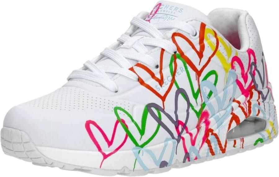 SKECHERS Sneakers laag 'Uno-Highlight Love' geel donkeroranje pink wit - Foto 12