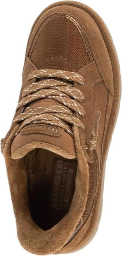 Skechers art. 190196 CSNT Keepsakes Cozy Street Hiker EZ cognac suede slipin dames - Foto 17