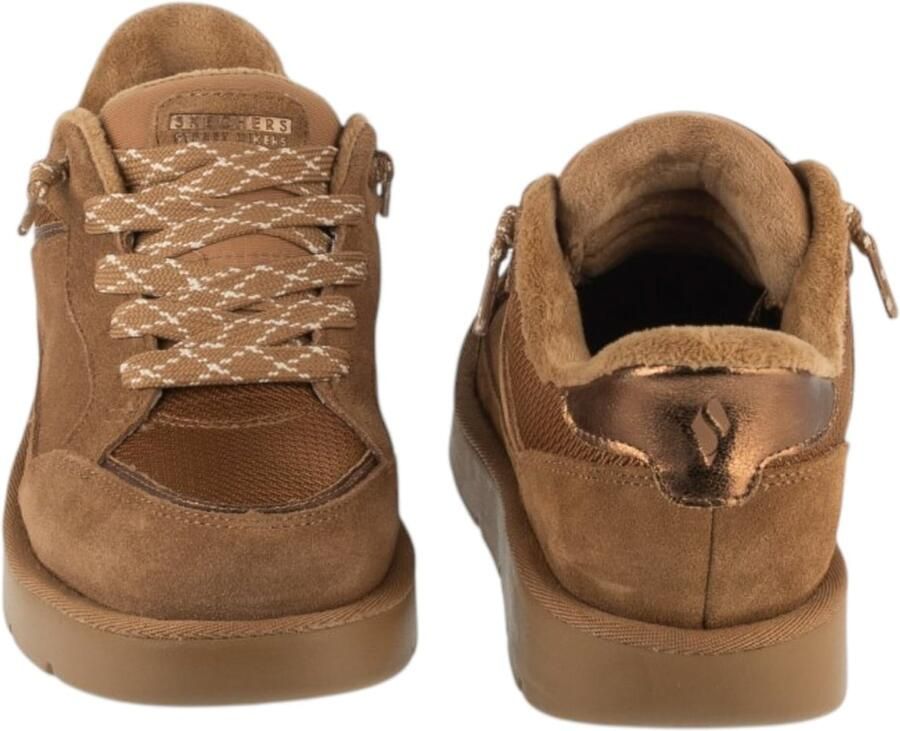 Skechers art. 190196 CSNT Keepsakes Cozy Street Hiker EZ cognac suede slipin dames - Foto 12