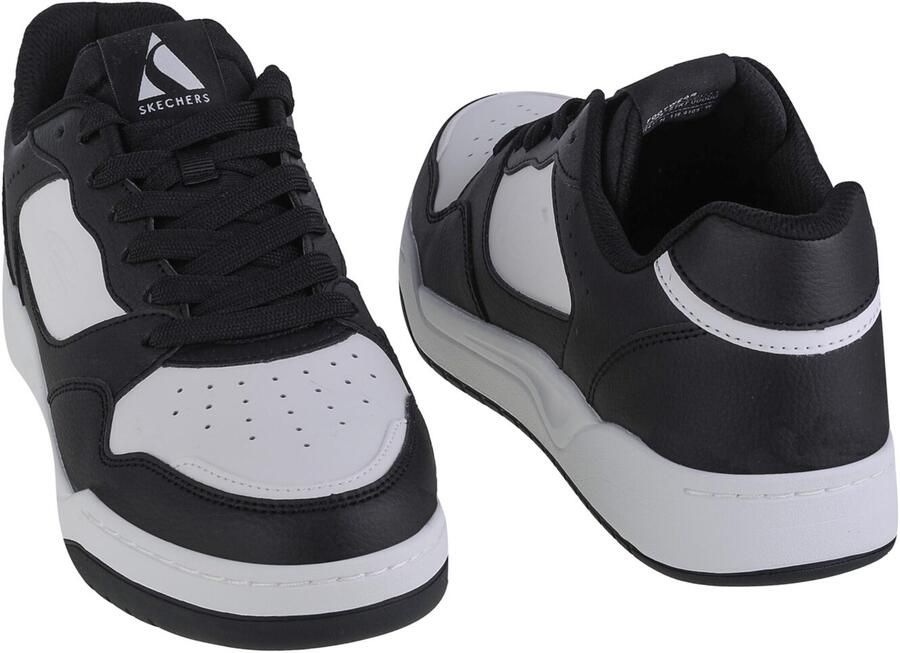 Skechers Koopa-Volley Low Varsity 183240-BKW Mannen Wit Sneakers - Foto 5