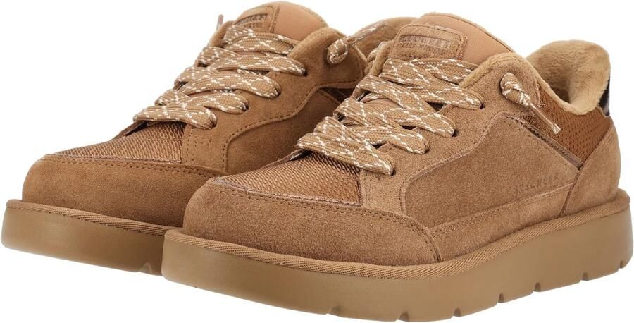 Skechers art. 190196 CSNT Keepsakes Cozy Street Hiker EZ cognac suede slipin dames - Foto 16