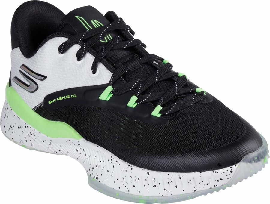 SKECHERS Sneakers laag lichtgroen zwart wit - Foto 2