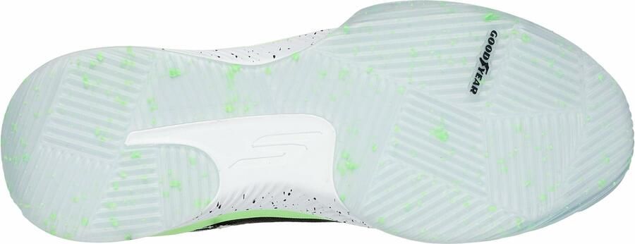 SKECHERS Sneakers laag lichtgroen zwart wit - Foto 4