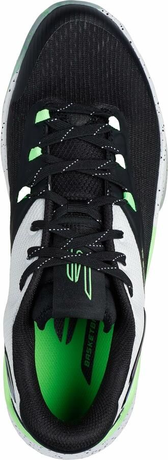 SKECHERS Sneakers laag lichtgroen zwart wit - Foto 5
