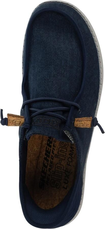 Skechers Slip-Ins: Melson Coronado Mannen Marineblauw Sneakers - Foto 4