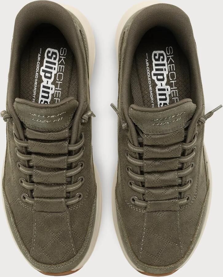 Skechers Lage Sneakers Slip-Ins: Contour Foam Cozy Fit Natural Ease - Foto 12