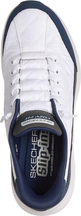 Skechers Slip-ins: Counter Foam dames sneakers blauw wit Extra comfort Memory Foam - Foto 3