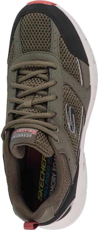 Skechers Oak Canyon-Verketta 51898-OLBK Mannen Groen Sneakers Sportschoenen - Foto 3