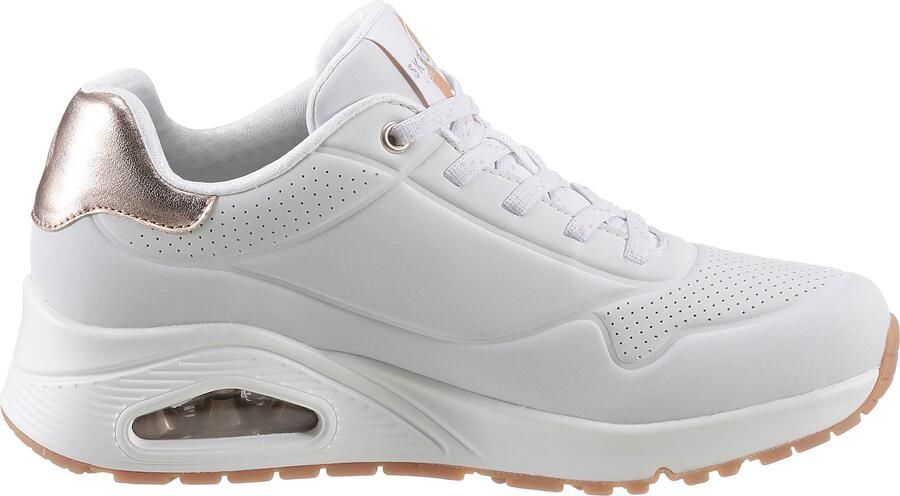 Skechers Uno Shimmer Away dames sneakers wit Extra comfort Memory Foam - Foto 5