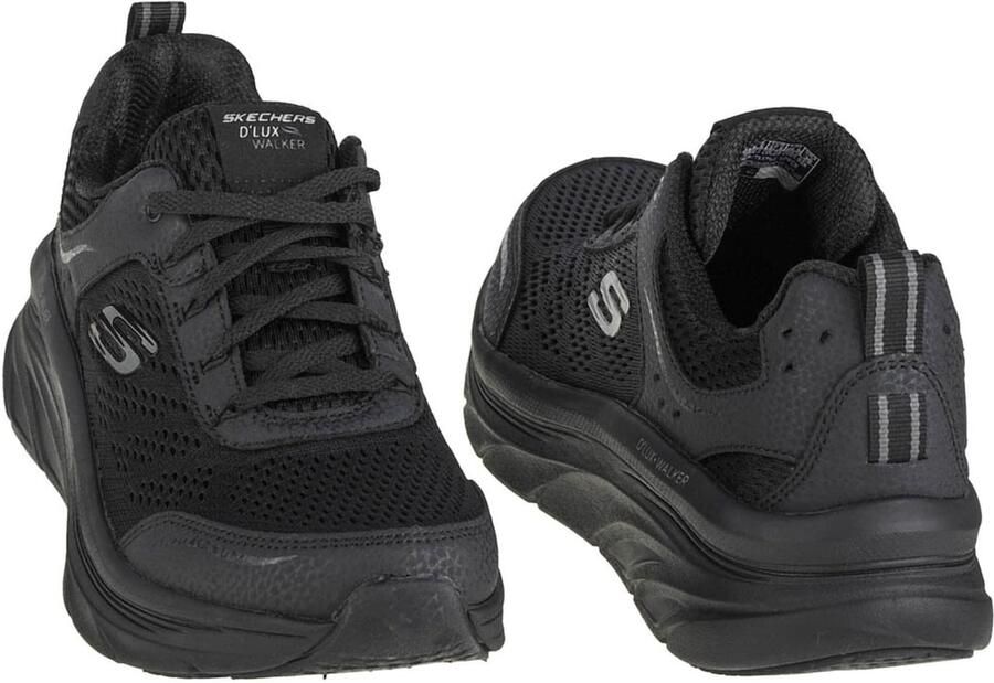 Skechers D'Lux Walker-Infinite Motion 149023-BBK Vrouwen Zwart Sneakers Sportschoenen - Foto 5