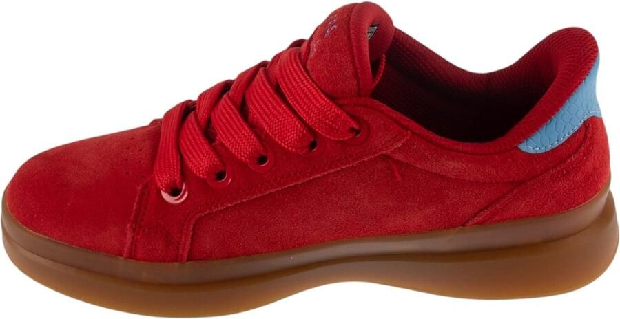 Skechers Slip-Ins Suede Snoop Cupsole Sneaker Vrouwen Rood Sneakers - Foto 5